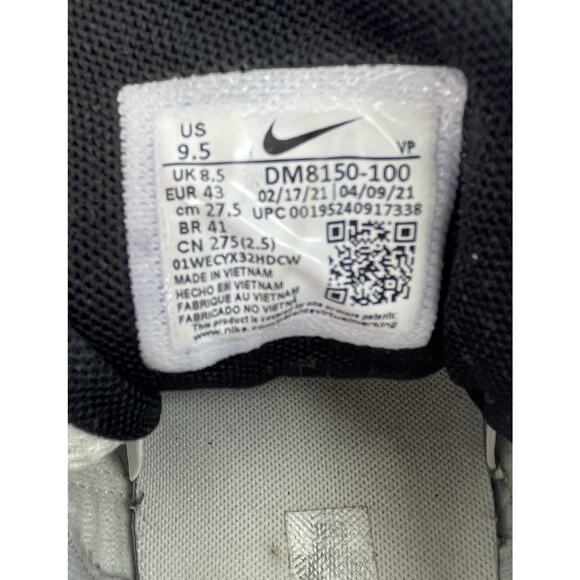 Nike Air More Uptempo Peace Love & Basketball DM8150-100 Men's Size 9.5 White - Picture 10 of 10